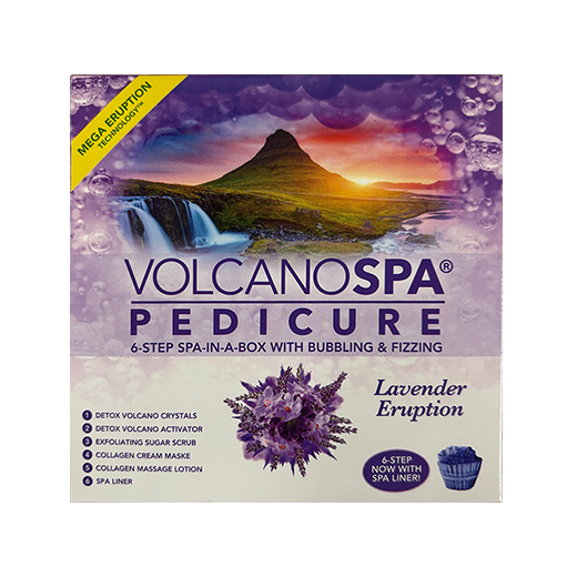 volcano pedicure 6step/lavender
