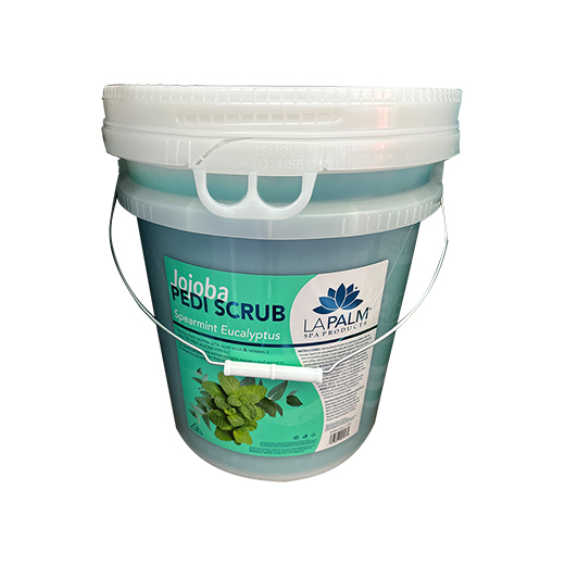 lapalm jojoba pedi scrub mint