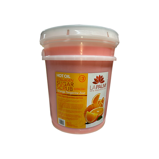 lapalm hot oil sugar scrub /orange