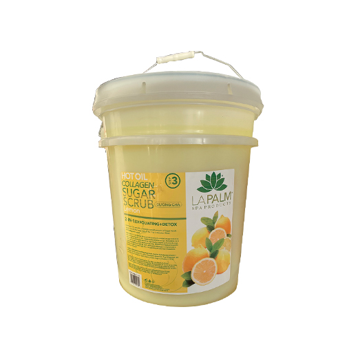 lapalm hot oil sugar scrub /lemon